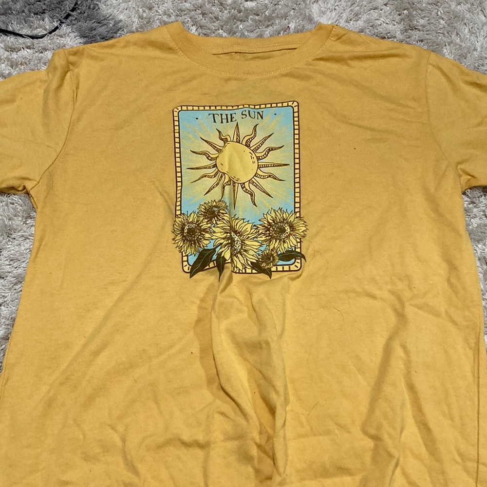yellow sun shirt (juniors size small)